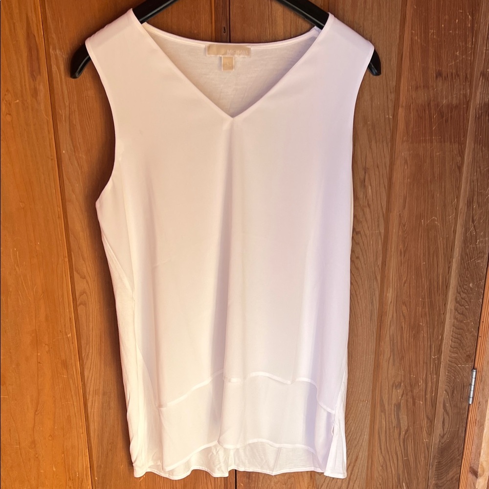 Michael Kors Pale Pink V-Neck Sleeveless Camisole